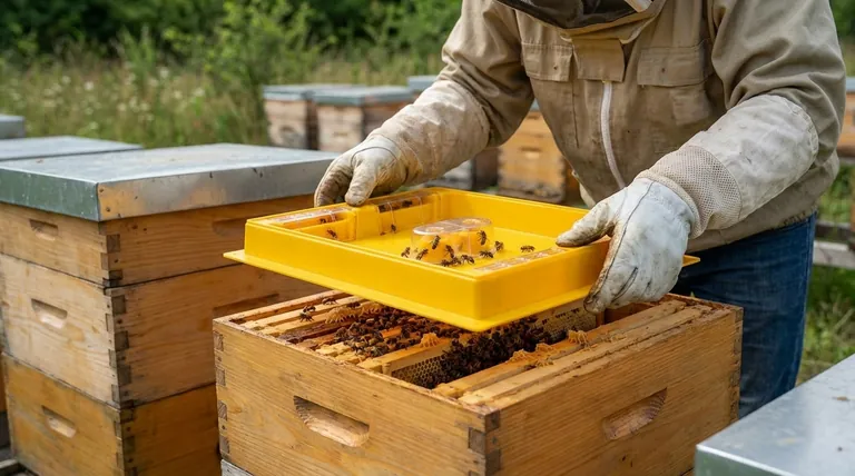 When is the most justified time to use a feeder for bees? Ensure Colony Survival and Growth