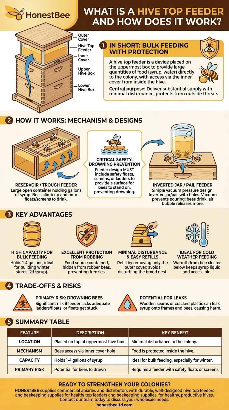 What is a hive top feeder, and how does it work? A Complete Guide to Efficient In-Hive Feeding Visual Guide