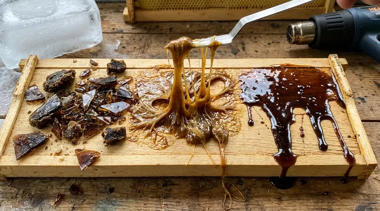 How does temperature affect the physical properties of propolis? Master Its States for Easier Harvesting