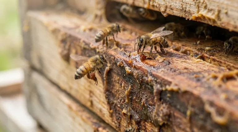 How do honey bees recycle propolis? A Masterclass in Hive Efficiency and Resourcefulness