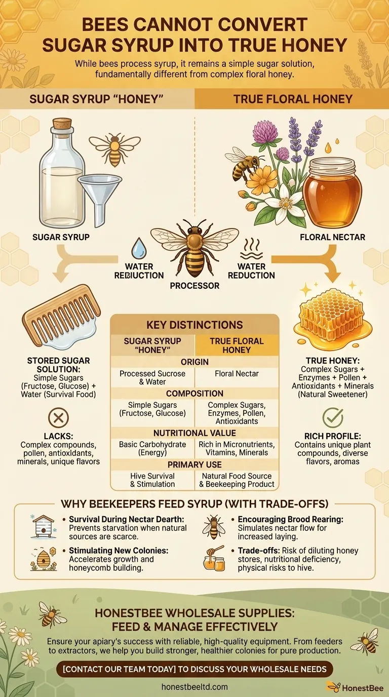 蜜蜂能将糖浆转化为蜂蜜吗？关于蜂粮与真蜂蜜的真相 图解指南