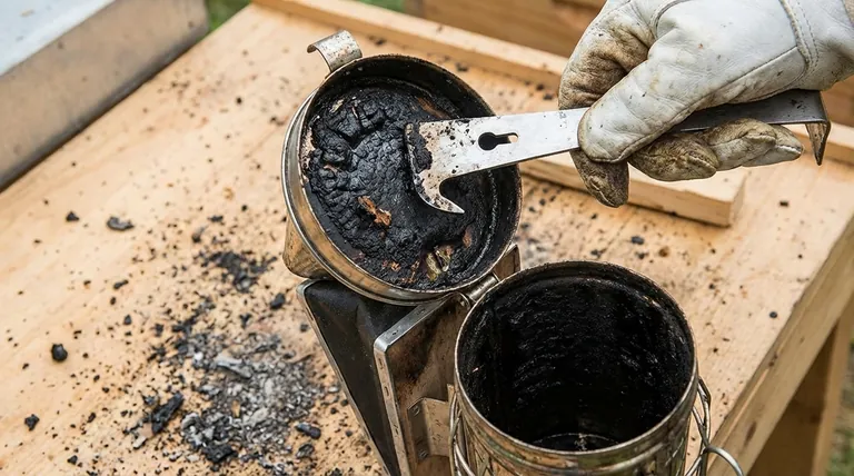 How can a modified hive tool be used to clean the smoker? A Guide to Reliable Beekeeping