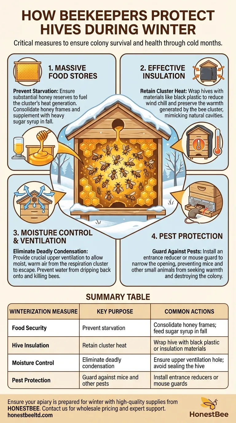 What measures do beekeepers take to protect hives during winter? Essential Winterization Strategies for Hive Survival Visual Guide