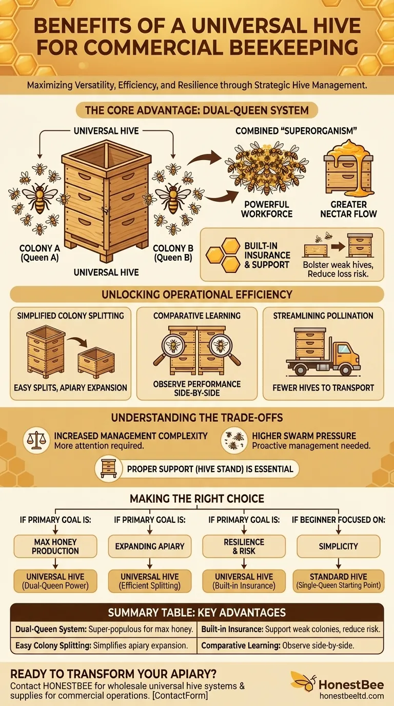 What are the benefits of a universal hive? Maximize Honey Production & Apiary Resilience Visual Guide