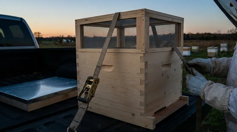 Por que a ventilação é importante ao mover colmeias? Previna a Perda Catastrófica da Colônia