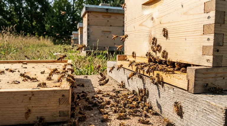 What are the consequences of a robbing frenzy on a bee colony? The Devastating Impact on Your Hive