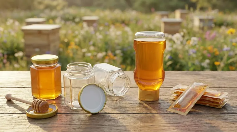 What is the best packaging for honey? Choose Between Glass for Premium Quality or Plastic for Convenience