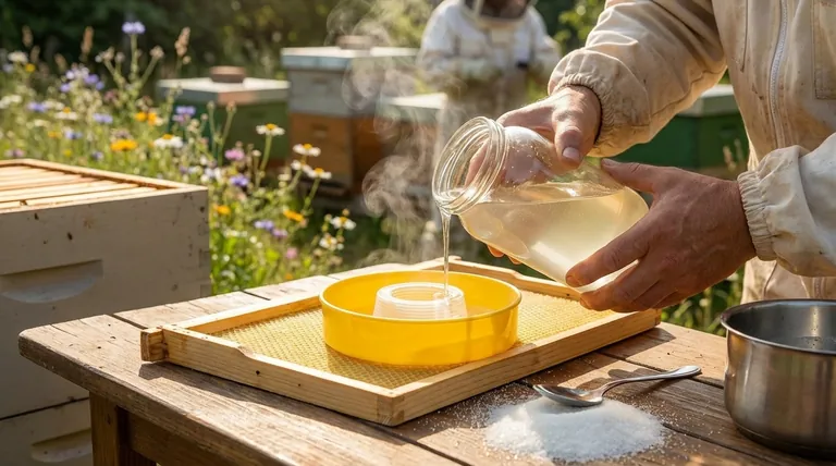 ما هي الطريقة الصحيحة لإعداد شراب السكر للنحل؟ ضمان التغذية الآمنة وغير السامة لخلاياك