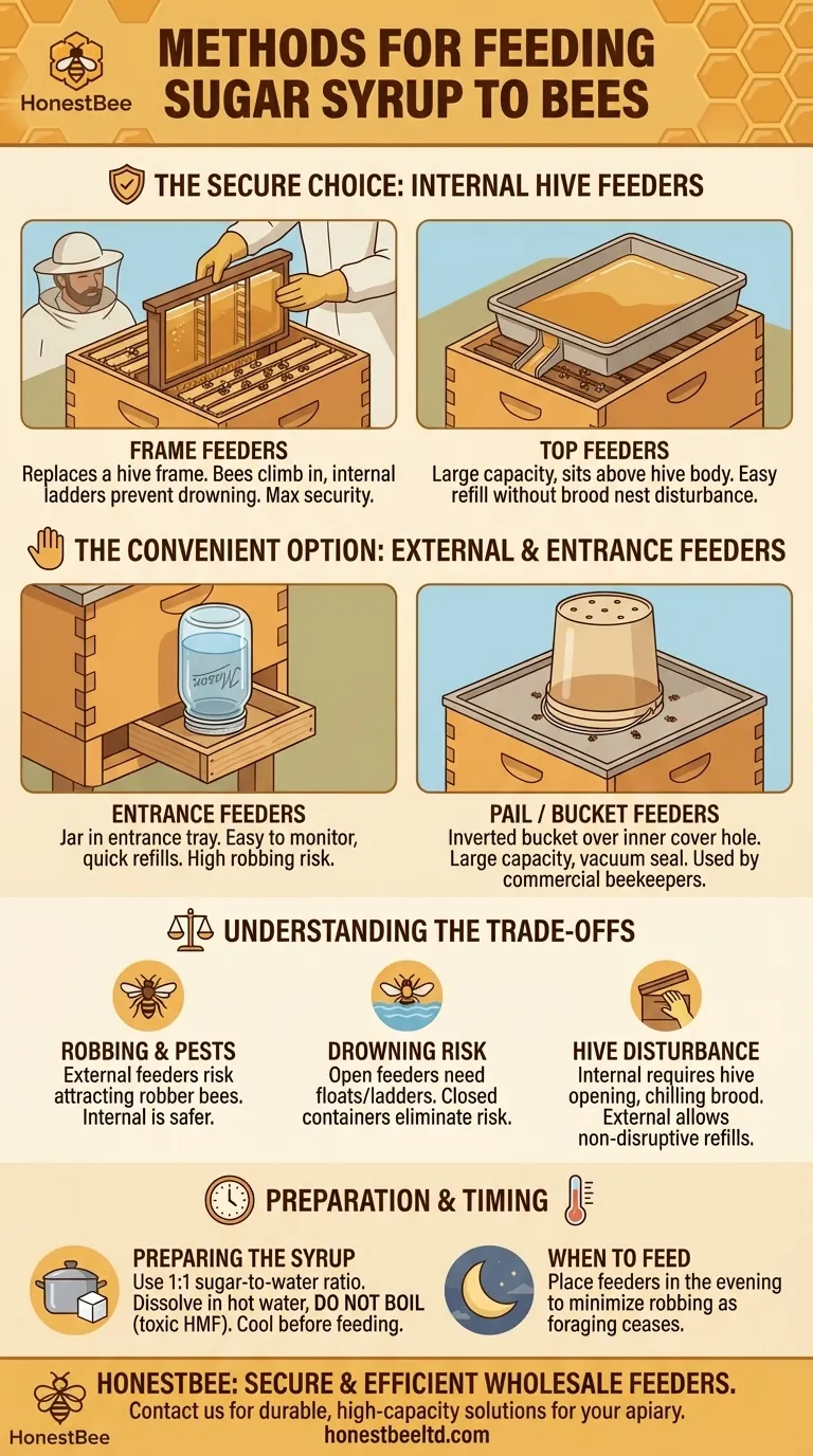 Quais são os métodos para alimentar abelhas com xarope de açúcar? Um guia para alimentação segura e eficiente Guia Visual