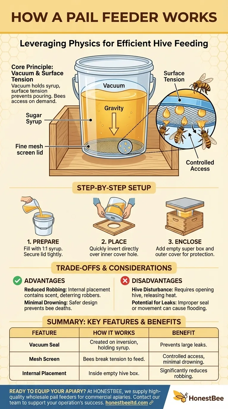 How does a pail feeder work? A Guide to Efficient, Safe Hive Feeding Visual Guide