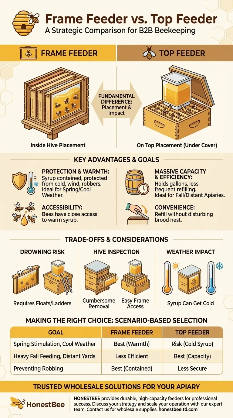 フレームフィーダーとトップフィーダーの違いは何ですか？戦略的な給餌のためのガイド ビジュアルガイド