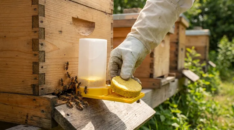 What are the advantages of using premade pollen substitute? Save Time and Ensure Bee Health