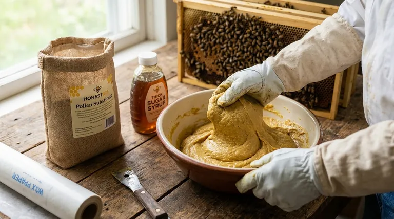 What are the key considerations when mixing pollen substitute? Master the Mix for a Thriving Hive