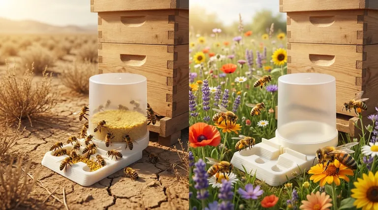 How do different bee colonies respond to the pollen substitute? A Guide to Strategic Feeding