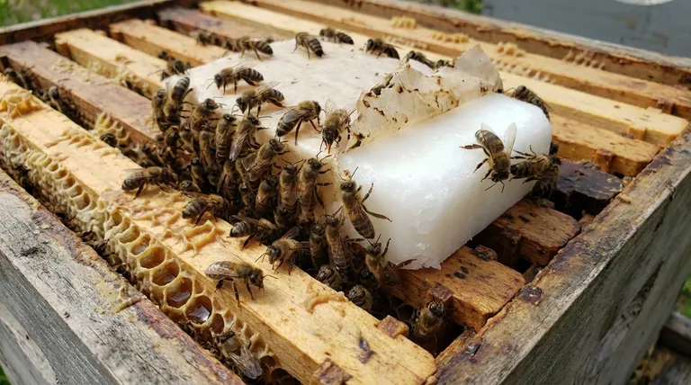 What was observed about the colonies' consumption of sugar fondant? Unlocking Bee Energy Efficiency