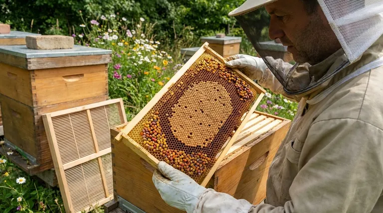 What practical application was suggested regarding beebread and nutritional intake? Don't Be Fooled by Full Cells