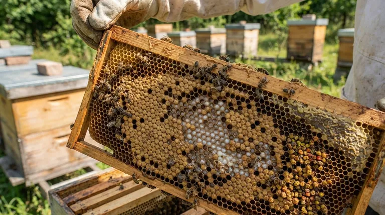 What are the key indicators to determine if colonies have adequate protein? A Guide to Brood Nest Diagnosis