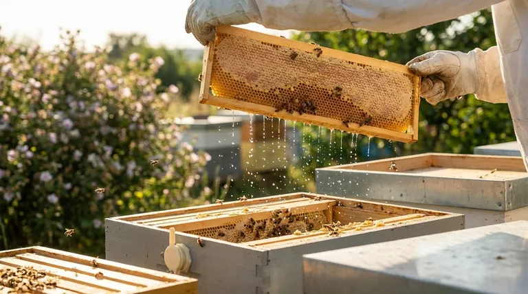 What does the term 'nectar shake' or 'shaking nectar' indicate? A Key Sign of a Strong Nectar Flow