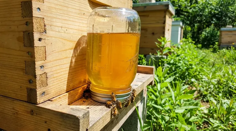 What are the advantages of a mason jar bee feeder? Simple, Safe Feeding for New Colonies