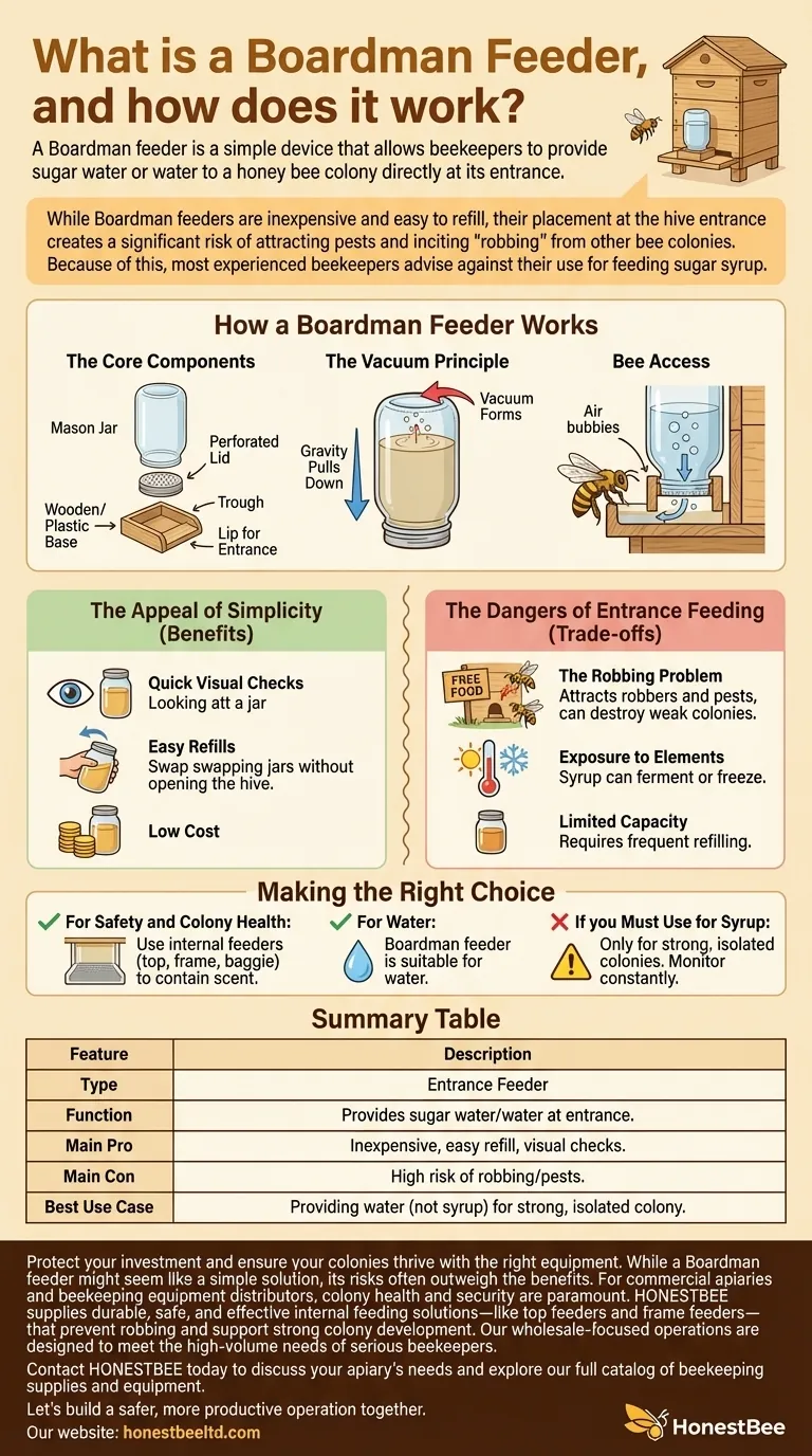 What is a Boardman Feeder, and how does it work? A Guide to the Controversial Entrance Feeder Visual Guide
