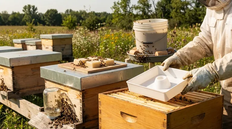 Quels sont les avantages des multiples méthodes d'alimentation des abeilles ? Atteindre une adaptabilité stratégique de la ruche