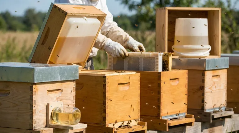 What are the four basic styles of feeders for bees? A Guide to Choosing the Right Type for Your Apiary