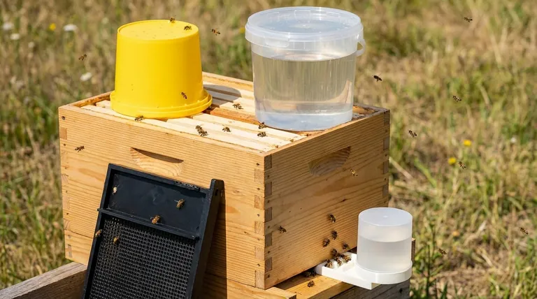 Welche verschiedenen Arten von Bienenfutterautomaten gibt es? Wählen Sie den richtigen Futterautomaten für Ihr Bienenvolk