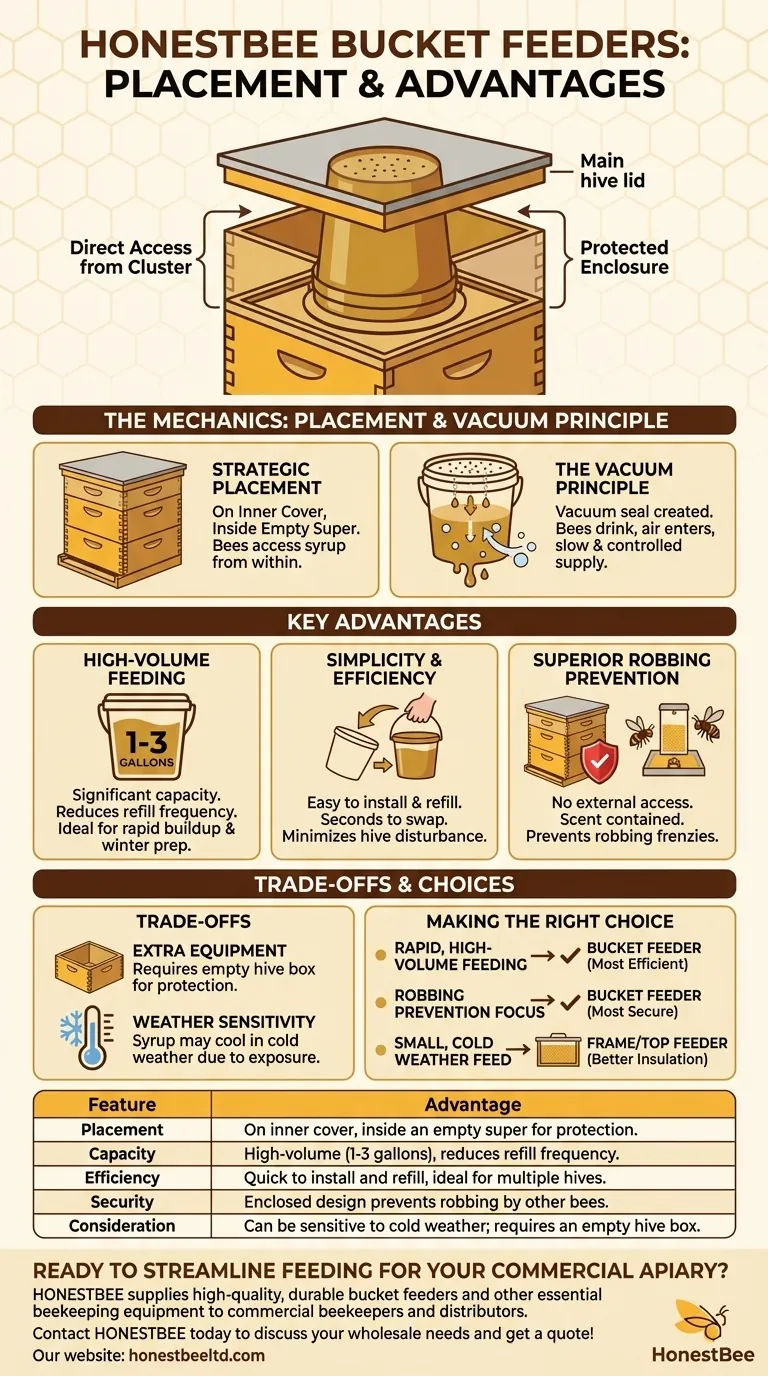 桶式喂食器如何放置？有什么优点？掌握大容量蜂箱喂食 图解指南