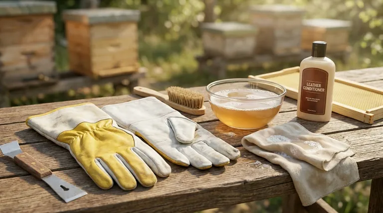 Wie reinigt man Imkerhandschuhe aus Rindsleder? Schützen Sie Ihre Investition & die Gesundheit Ihres Bienenstocks