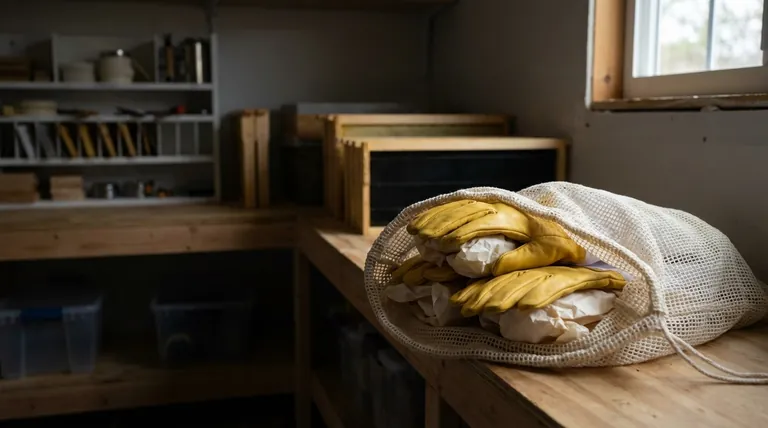 Was sind die Schritte zur Lagerung gereinigter Imkerhandschuhe? Verlängern Sie die Lebensdauer der Handschuhe und gewährleisten Sie die Sicherheit