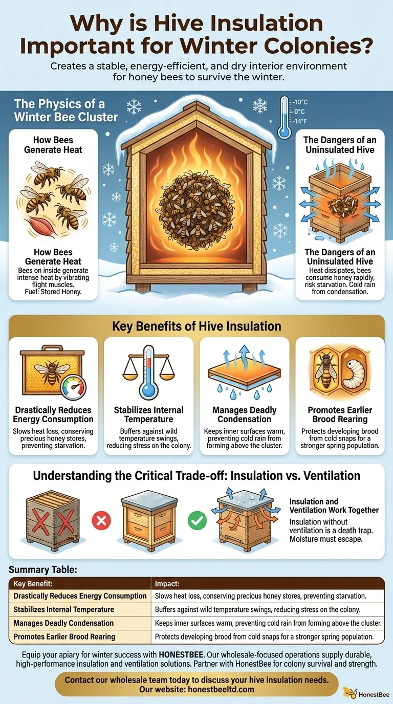 Why is hive insulation important for honey bee colonies during winter? Ensure Survival & Stronger Spring Build-Up Visual Guide