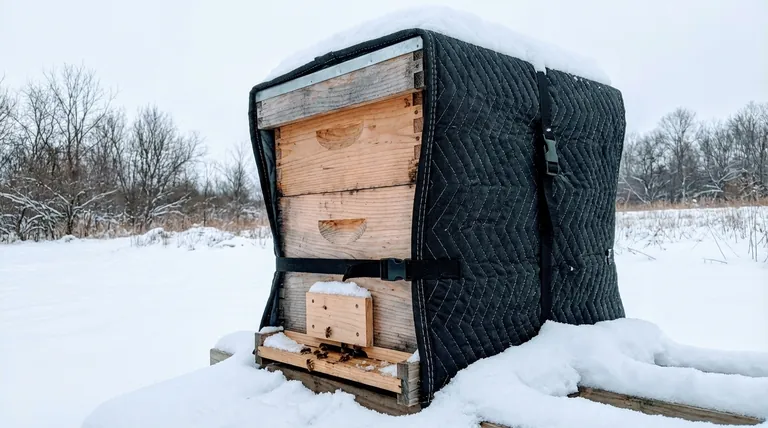 使用蜂箱保温套有什么好处?提高冬季存活率和节省蜂蜜