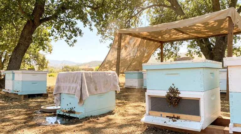 Quelles sont les techniques de refroidissement supplémentaires pour les ruches en cas de chaleur extrême ? Prévenez la perte de colonies dès maintenant