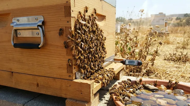 How hot is too hot for honey bees? Prevent Colony Collapse from Heat Stress