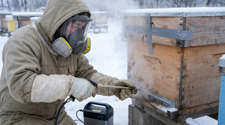 What is the vaporization method of using oxalic acid? A Gentle, Effective Varroa Mite Treatment