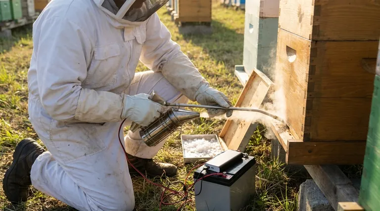 Que faire si des cristaux d'acide oxalique restent dans la baguette après vaporisation ? Corrigez votre traitement raté contre les varroas