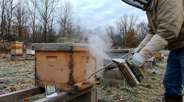 What is the minimum outside temperature required for oxalic acid vaporization? Ensure Safe & Effective Varroa Mite Control