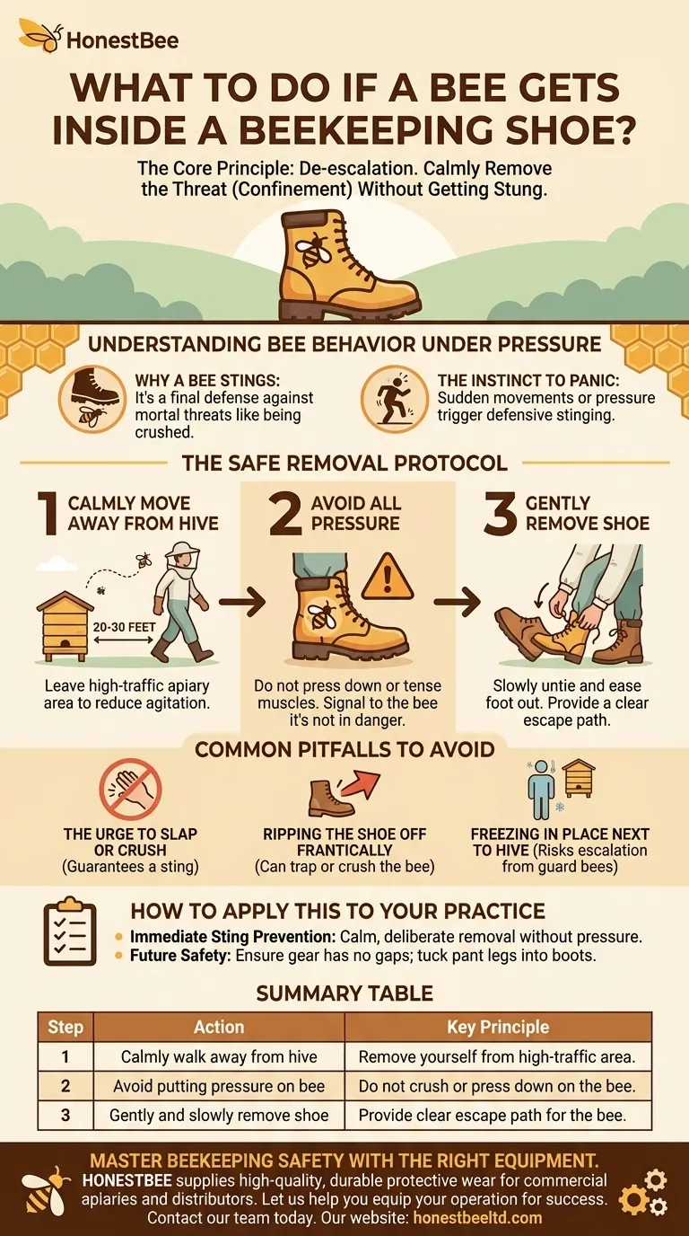 O que deve ser feito se uma abelha entrar num sapato de apicultura? Um Guia para Remoção Segura e Sem Picadas Guia Visual