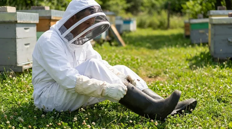 O que deve ser feito se uma abelha entrar num sapato de apicultura? Um Guia para Remoção Segura e Sem Picadas