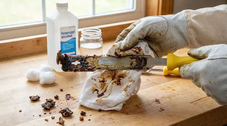 What can be used to remove sticky bee glue or propolis stains? Dissolve Stubborn Propolis with the Right Solvent