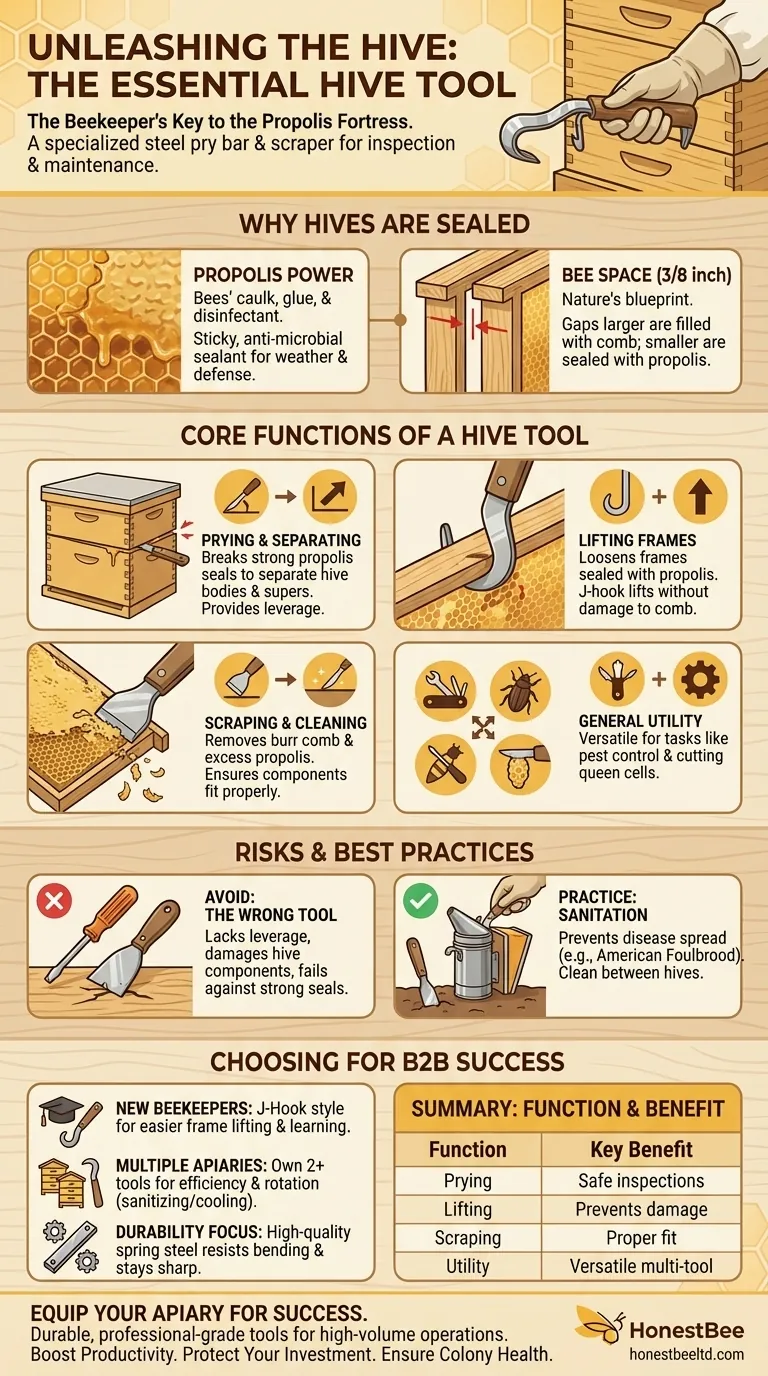What is a hive tool used for in beekeeping? Your Essential Guide to Hive Management Visual Guide