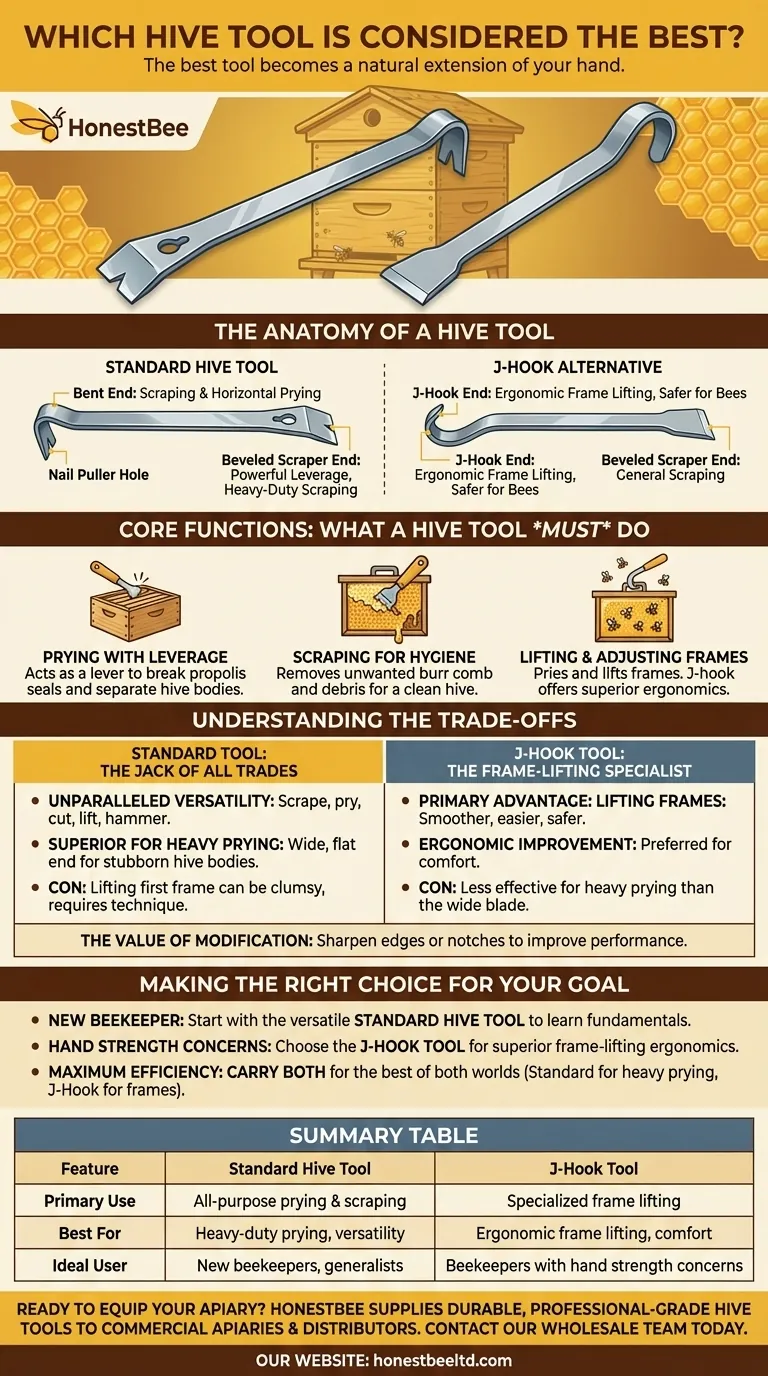 Which hive tool is considered the best? Discover the right tool for your beekeeping style. Visual Guide