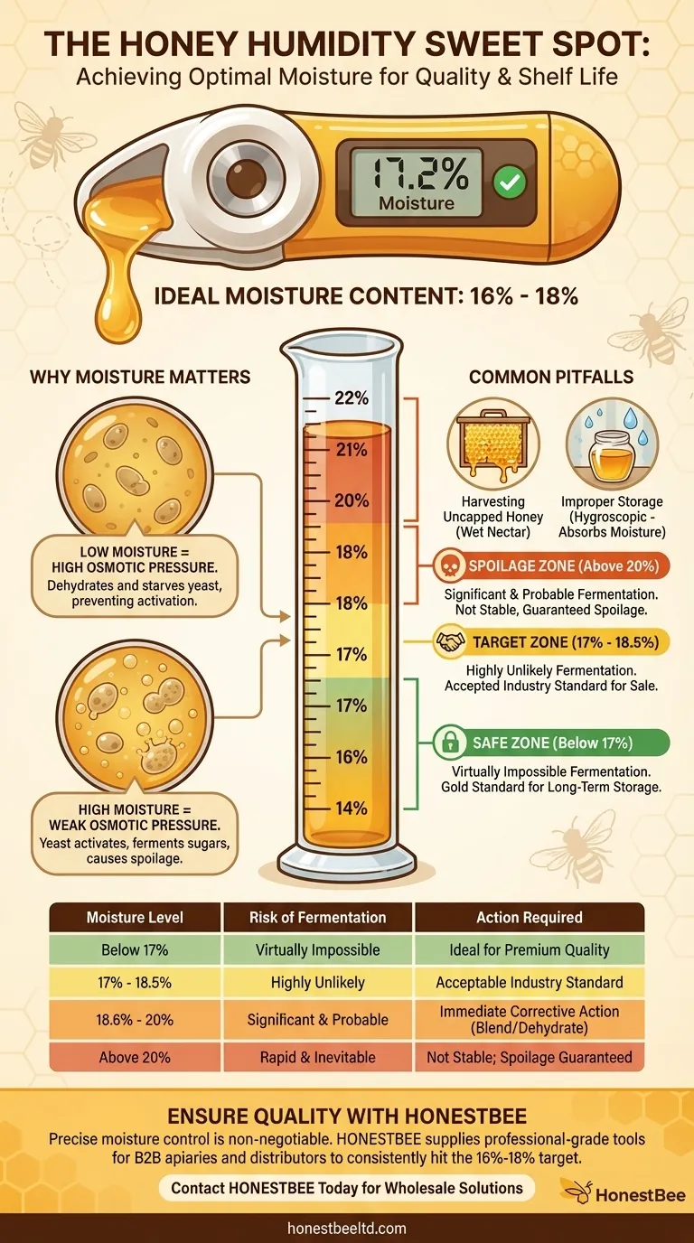 꿀의 적정 습도는 얼마여야 할까요? 최대 보존 기간과 품질을 확보하기 위한 핵심 시각적 가이드