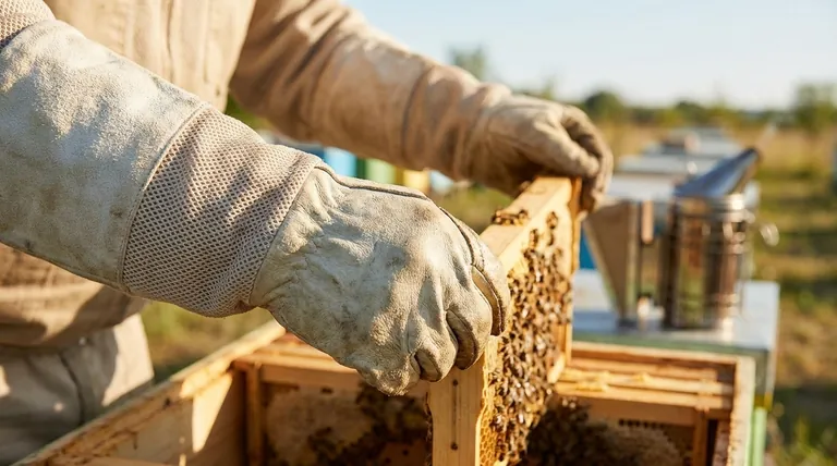 What type of gloves are recommended for beginners in beekeeping? Build Confidence and Safety