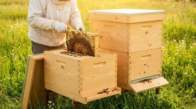 Quel est le meilleur moment pour transférer un nouveau nucléi d'abeilles dans une ruche de taille normale ? Assurer un transfert réussi et sans stress.