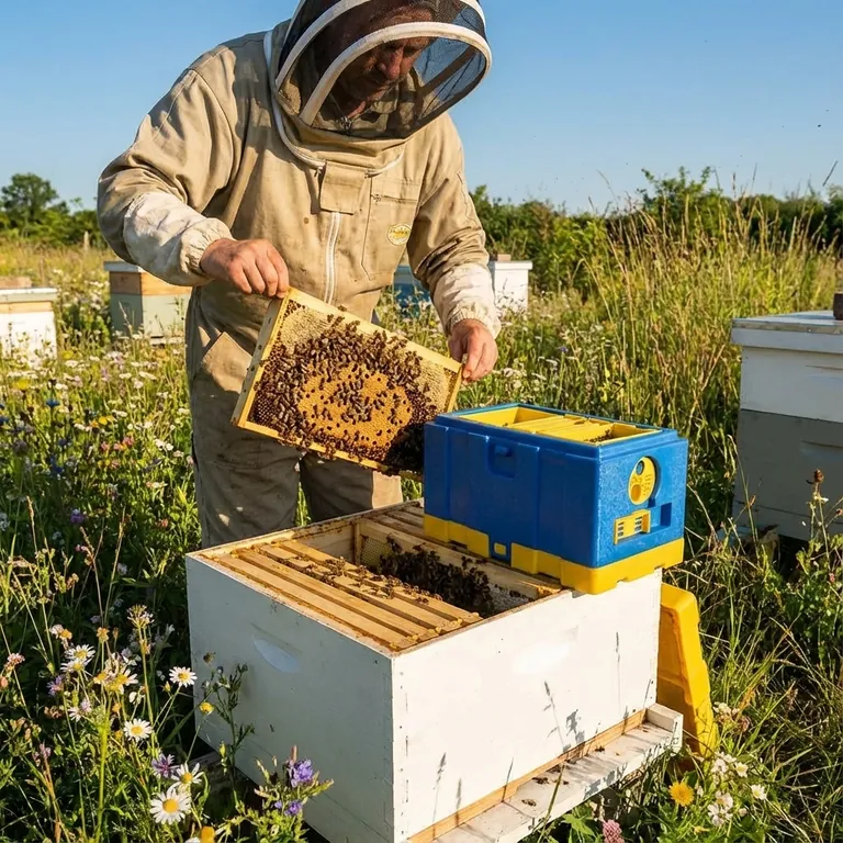 What is the recommended time of year to move bee nucs to a 10-frame hive? A Guide for Apiary Success