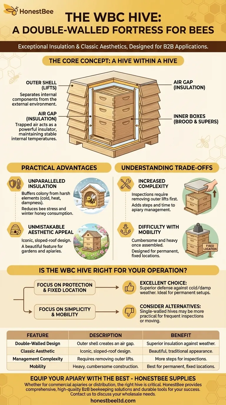 What is the WBC Hive and why is it unique? Superior Insulation for Your Apiary Visual Guide