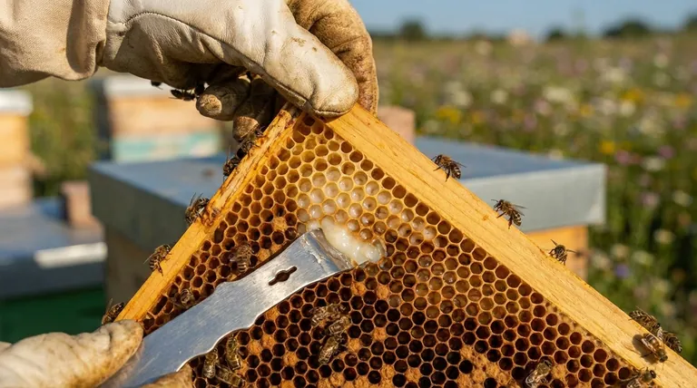 Как следует наблюдать за маточным молочком в расплодных ячейках при кормлении пчел? Руководство по оценке здоровья пчелиной семьи