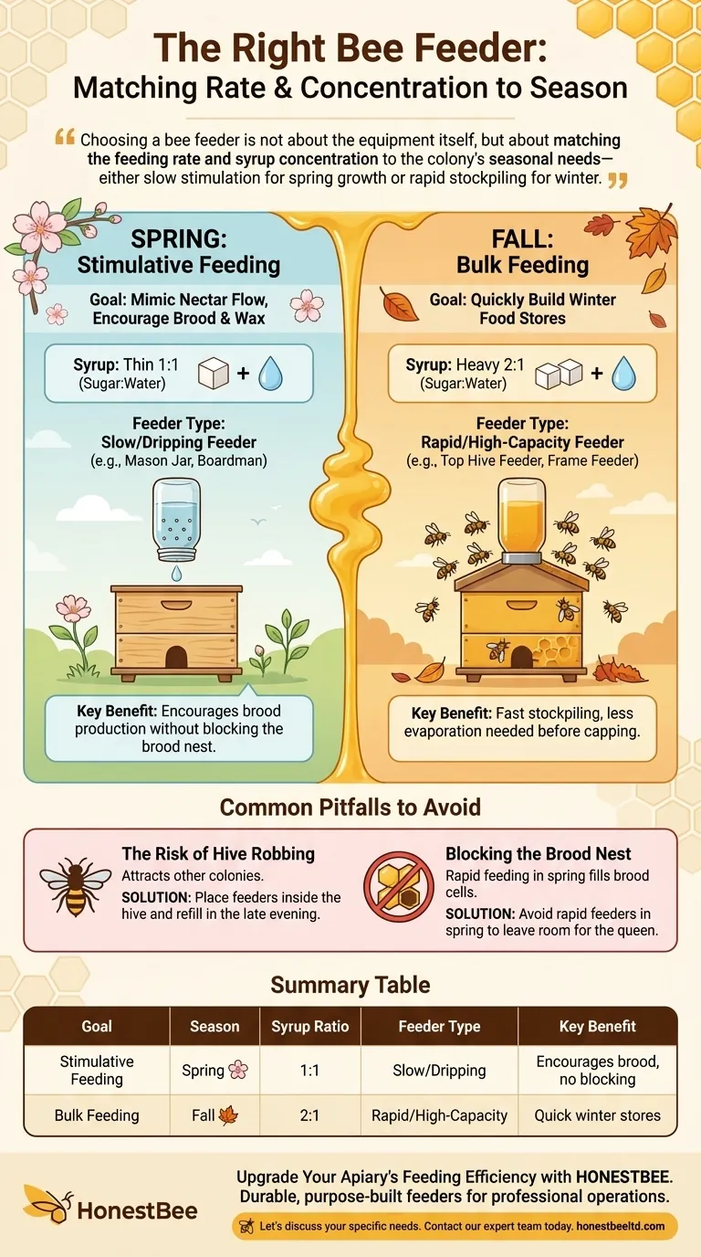 What types of feeders are suitable for sugar syrup, and when should they be used? A Guide to Seasonal Feeding Strategies Visual Guide
