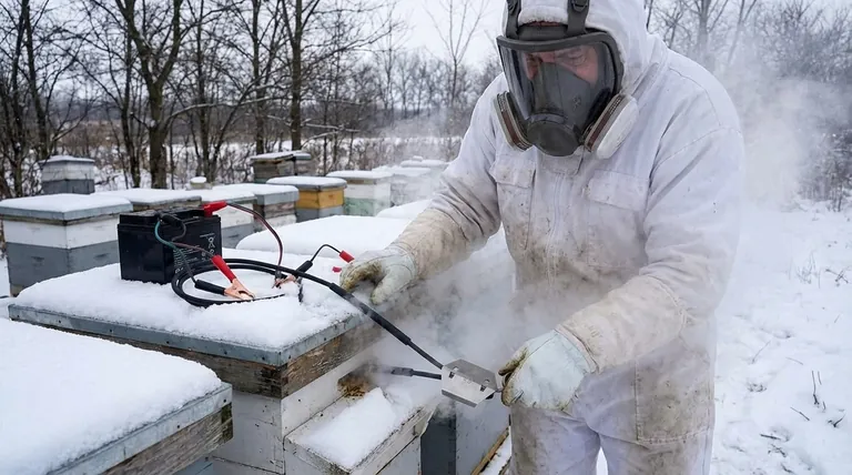 Why is winter a good time to treat hives with Oxalic Acid? Maximize Varroa Mite Control with a Brood Break